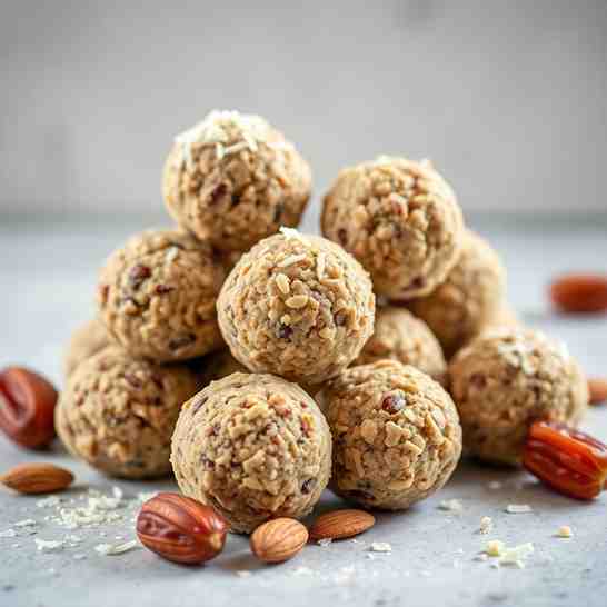 Almond Flour Energy Balls - Healthy Low-Sugar Dessert